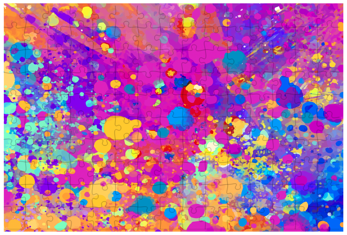 Tie Dye Bliss: 150-Piece Psychedelic Puzzle - Retro, Colorful, Challenging - Perfect Gift for Puzzle Lovers - Handcrafted Art