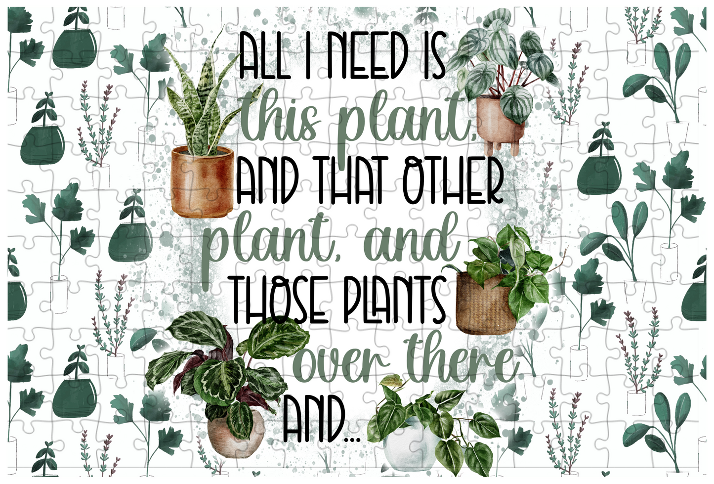Botanical Oasis: 150-Piece Plant Puzzle - Serene, Captivating, and Relaxing - Perfect Gift for Nature Enthusiasts