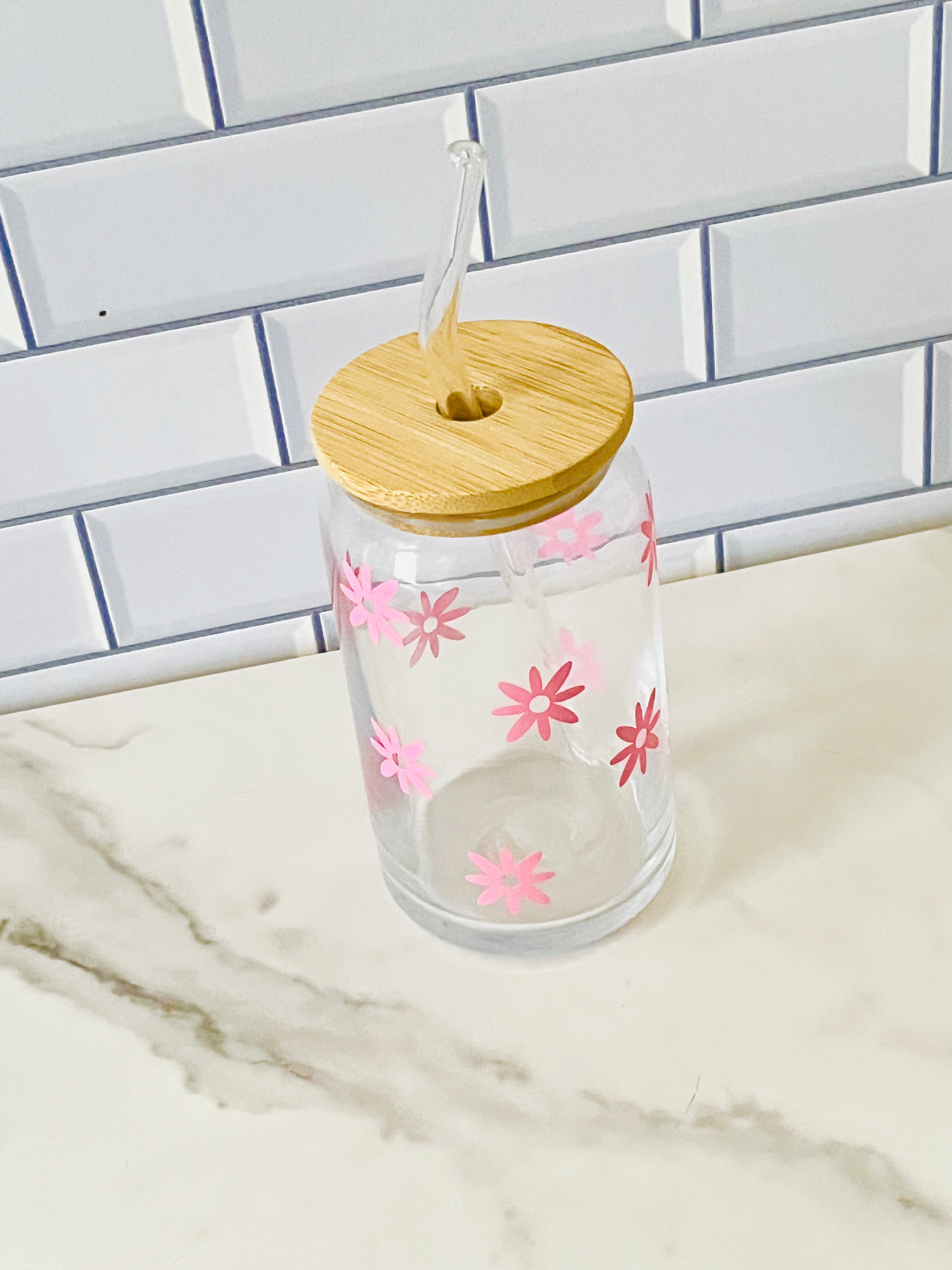 Pink Daisy Tumbler - 1canoe2