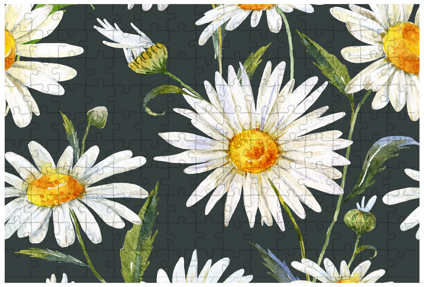 Daisy Dreams: 150-Piece Floral Puzzle - Relaxing, Challenging, and Beautiful - Perfect Gift - Handcrafted Art