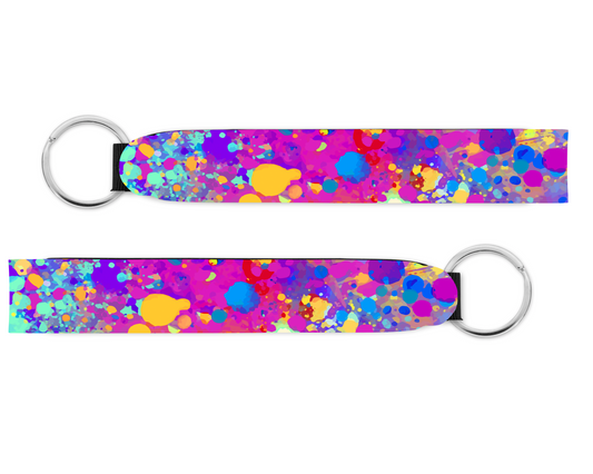 Kaleidoscope Dreams: Tie-Dye Keychain Delight